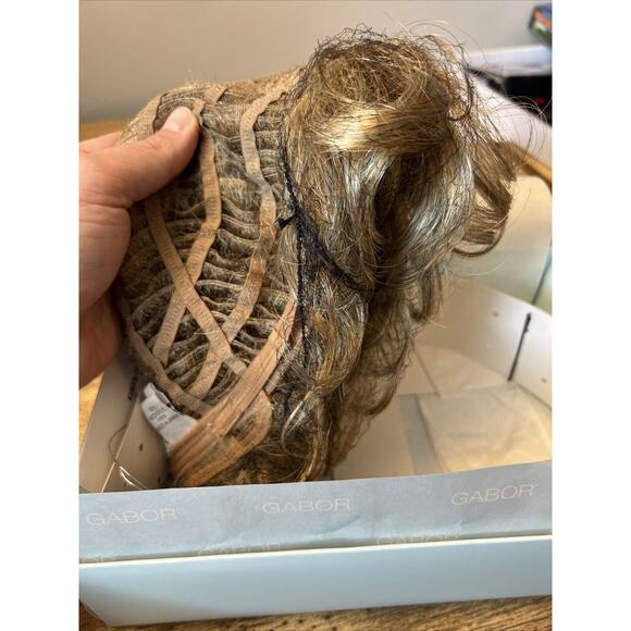 New Eva Gabor Belle Layered Curl Comfort Cap Wig, Buttered Toast - Picture 3 of 5